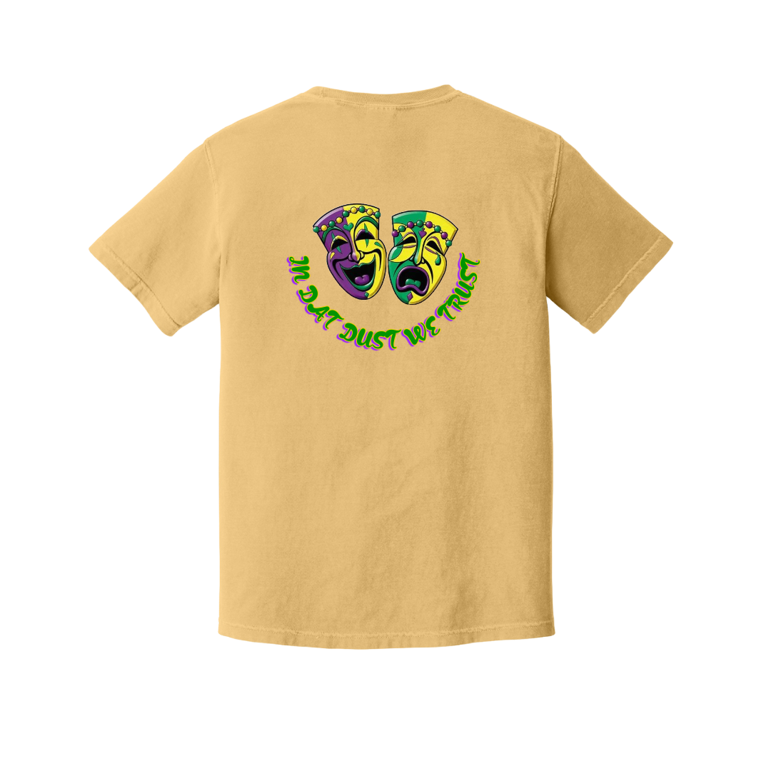 Spirit Dust Mardi Gras Tee Gold