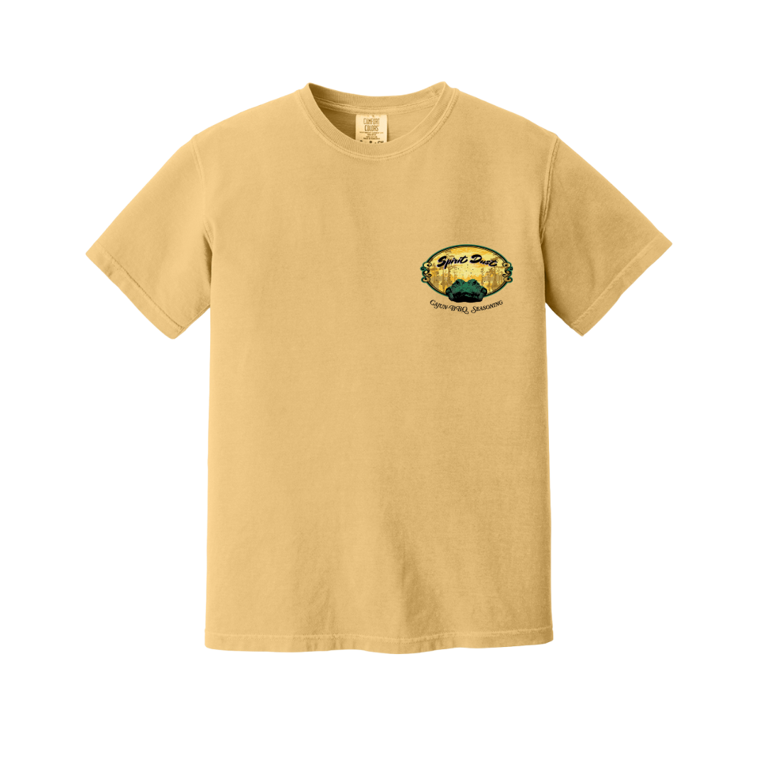 Spirit Dust Mardi Gras Tee Gold